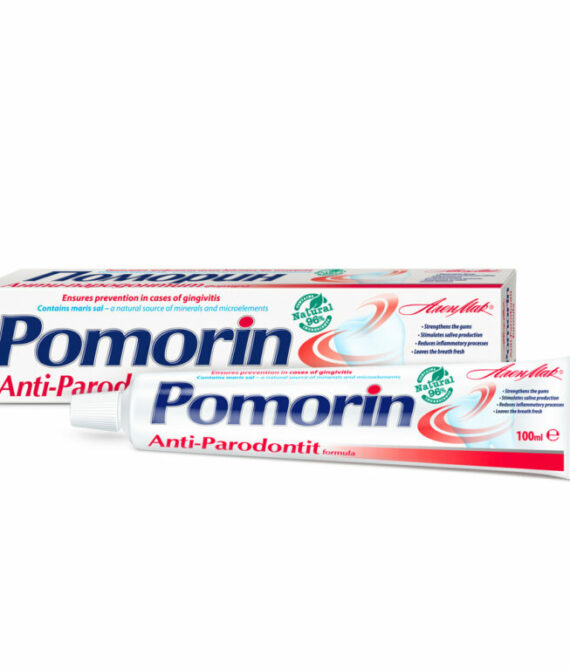 Pomorin Anti-Parodontit – Паста за зъби против гингивит и възпалени венци 100 мл | За здрави венци и свеж дъх