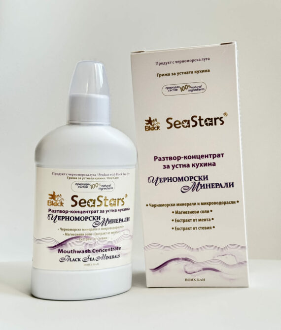 Разтвор-концентрат за устна кухина Sea Stars – Черноморска луга с мента и стевия | 100% природен