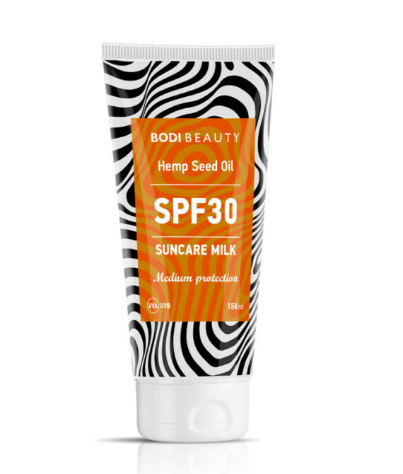 Bodi Beauty Биле PH Слънцезащитно мляко SPF 30 с масло от канабис – Идеален баланс между защита и грижа| 200мл