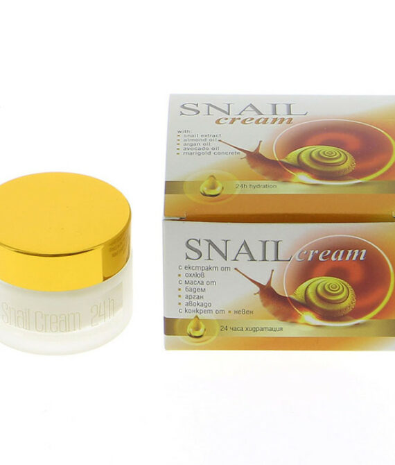 Крем за лице Snail Cream 24h – 24-часова регенерираща грижа с охлювен екстракт и натурални масла, 30 мл