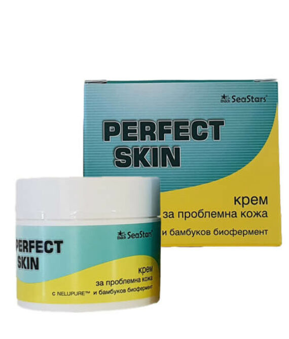 Крем за проблемна кожа Perfect Skin – Бързо действие при акне, черни точки, омазняване и зачервявания | 50 мл