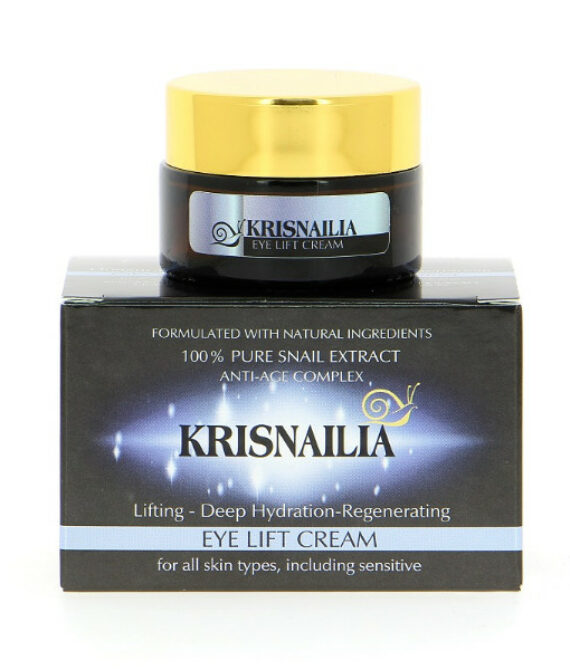 Околоочен лифтинг крем KRISNAILIA 15 мл – Незабавен лифтинг, против бръчки, тъмни кръгове и подпухване