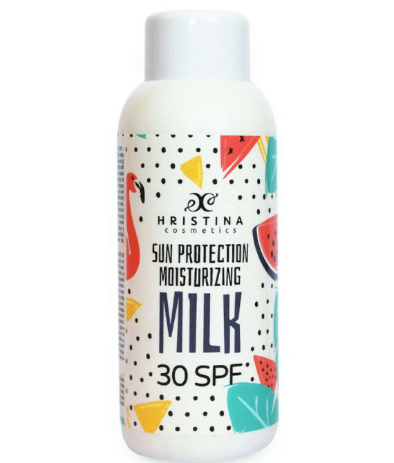 Hristina Cosmetics Слънцезащитно мляко SPF 30 – Висока защита и интензивна хидратация, 150 мл