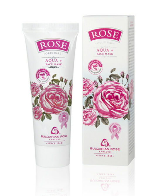 Интензивно хидратираща маска за лице с натурално розово масло Rose Original Българска Роза Карлово 75 мл