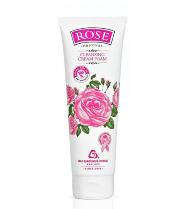 Почистваща крем пяна за лице Rose Original Българска Роза Карлово 125 мл