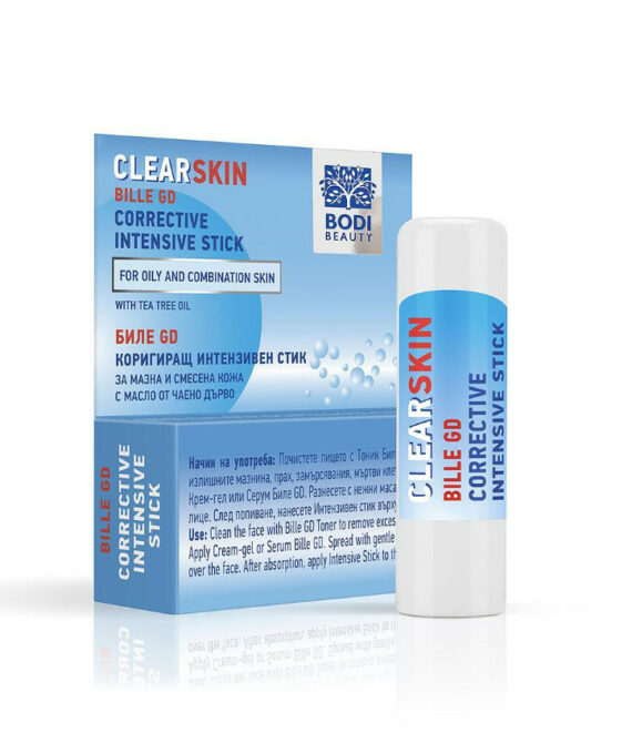 Bodi Beauty Биле GD Clear Skin Коригиращ интензивен стик – Целеви уход за проблемна кожа (4гр)