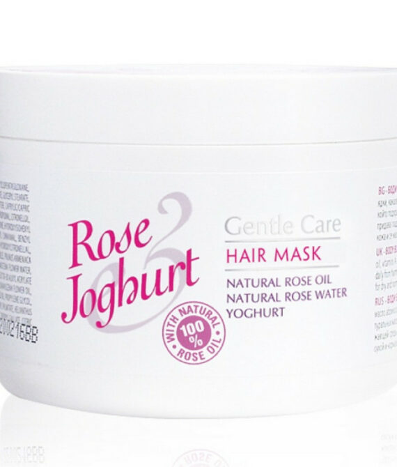 Подхранваща маска за коса с розово масло и йогурт Rose & Joghurt Българска Роза Карлово 240 мл
