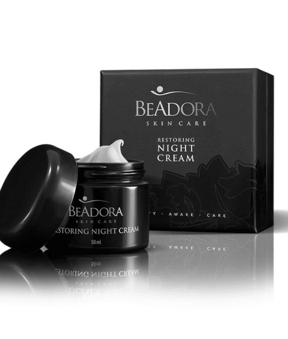 BeAdora Classic Възстановяващ нощен крем с Lakesis™, хиалуронова киселина и хайвер от охлюви – 50 мл