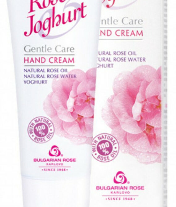 Деликатен крем за ръце с розово масло и йогурт Rose & Joghurt Българска Роза Карлово 75 мл