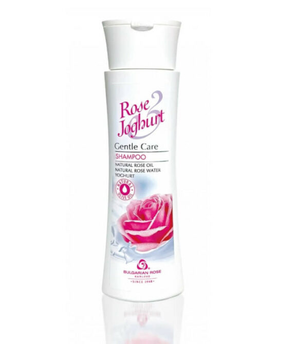 Шампоан с розово масло и йогурт за суха и третирана коса Rose & Joghurt Българска Роза Карлово 200мл