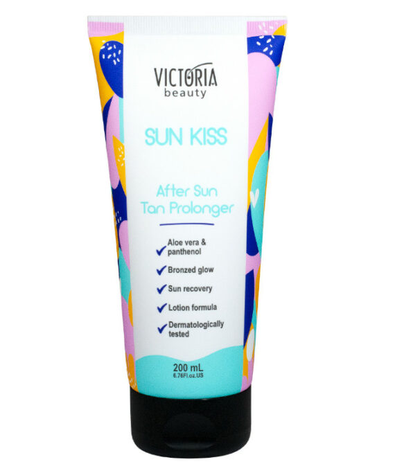 Victoria Beauty Sun Kiss Удължител на тена за след слънце с алое вера, пантенол и хиалуронова киселина | 200 мл