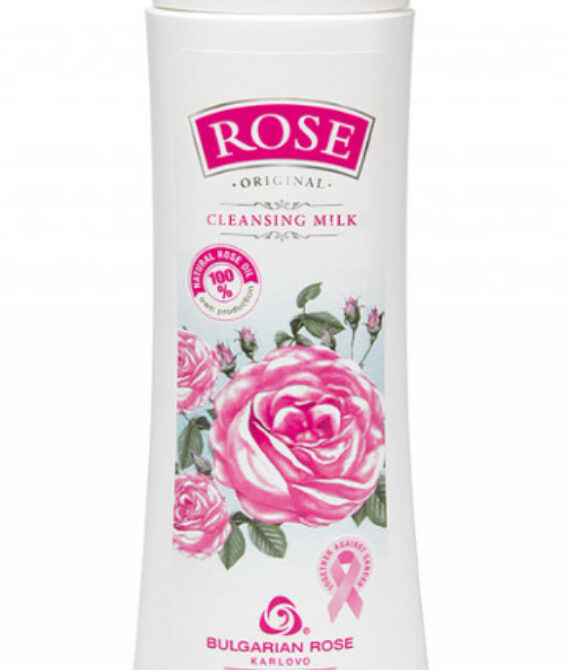 Тоалетно мляко за лице с натурално розово масло Rose Original Българска Роза Карлово 150 мл