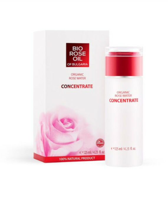 Органик розова вода концентрат BIO ROSE OIL OF BULGARIA 125 мл с етерично масло от Роза Дамасцена
