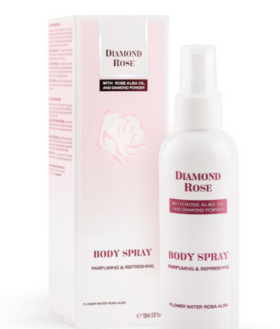 Парфюмиращ спрей за тяло DIAMOND ROSE 150 ml – свежест и чувствен аромат с Rosa Alba