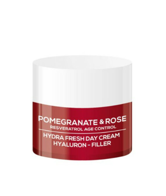 Нежен хидратиращ дневен крем за лице VIA NATURAL Pomegranate & Rose 50 мл