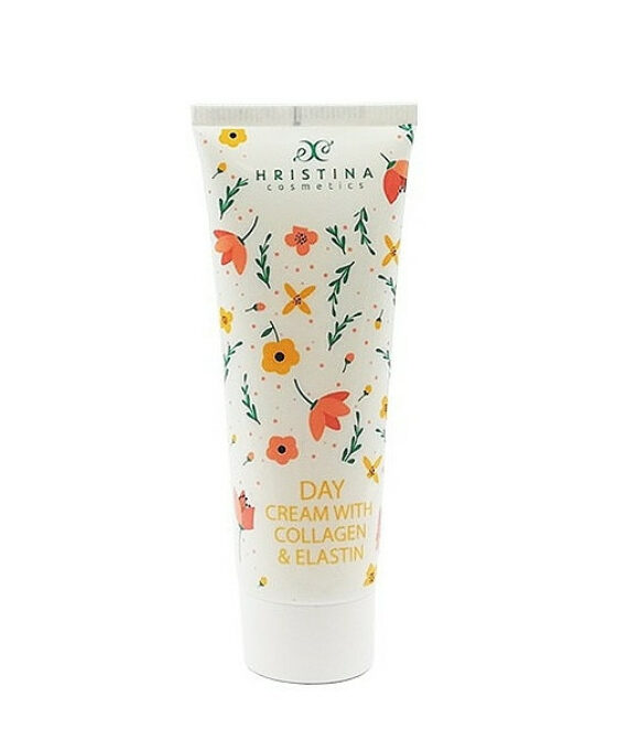 Дневен крем за лице Hristina Cosmetics с колаген и еластин 100 ml – хидратация и подмладяване