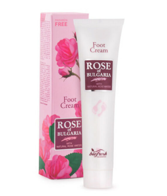 Крем за крака ROSE OF BULGARIA 75 ml – защита, комфорт и свежест със смрадлика и розова вода