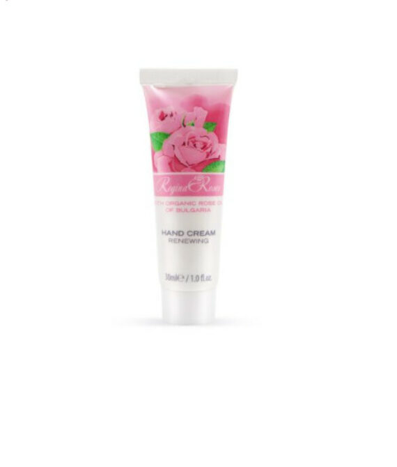 Крем за ръце REGINA ROSES 30 ml – Обновяващ с органик розово масло