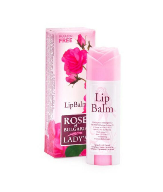 Балсам за Устни ROSE OF BULGARIA 5 ml – Хидратация и Защита с Аромат на Роза
