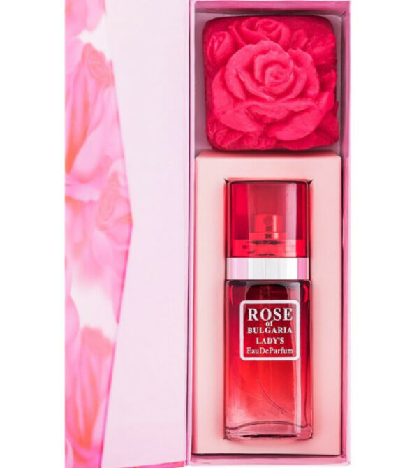Подаръчен комплект ROSE OF BULGARIA – Сапун и парфюм
