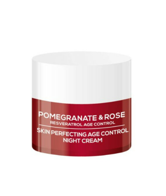 Възстановяващ нощен крем Via Natural Pomegranate & Rose 50 ml – регенерация, хидратация и антиоксидантна защита