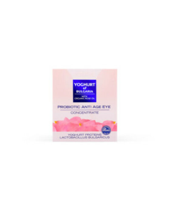 Противобръчков концентрат за околоочен контур YOGHURT OF BULGARIA 40 ml – изглажда бръчките и поддържа еластичността